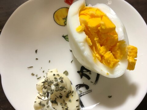 茹で卵　マヨバジル